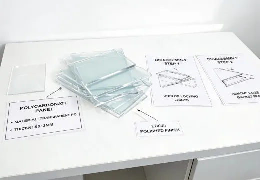 Polycarbonate reuse concept